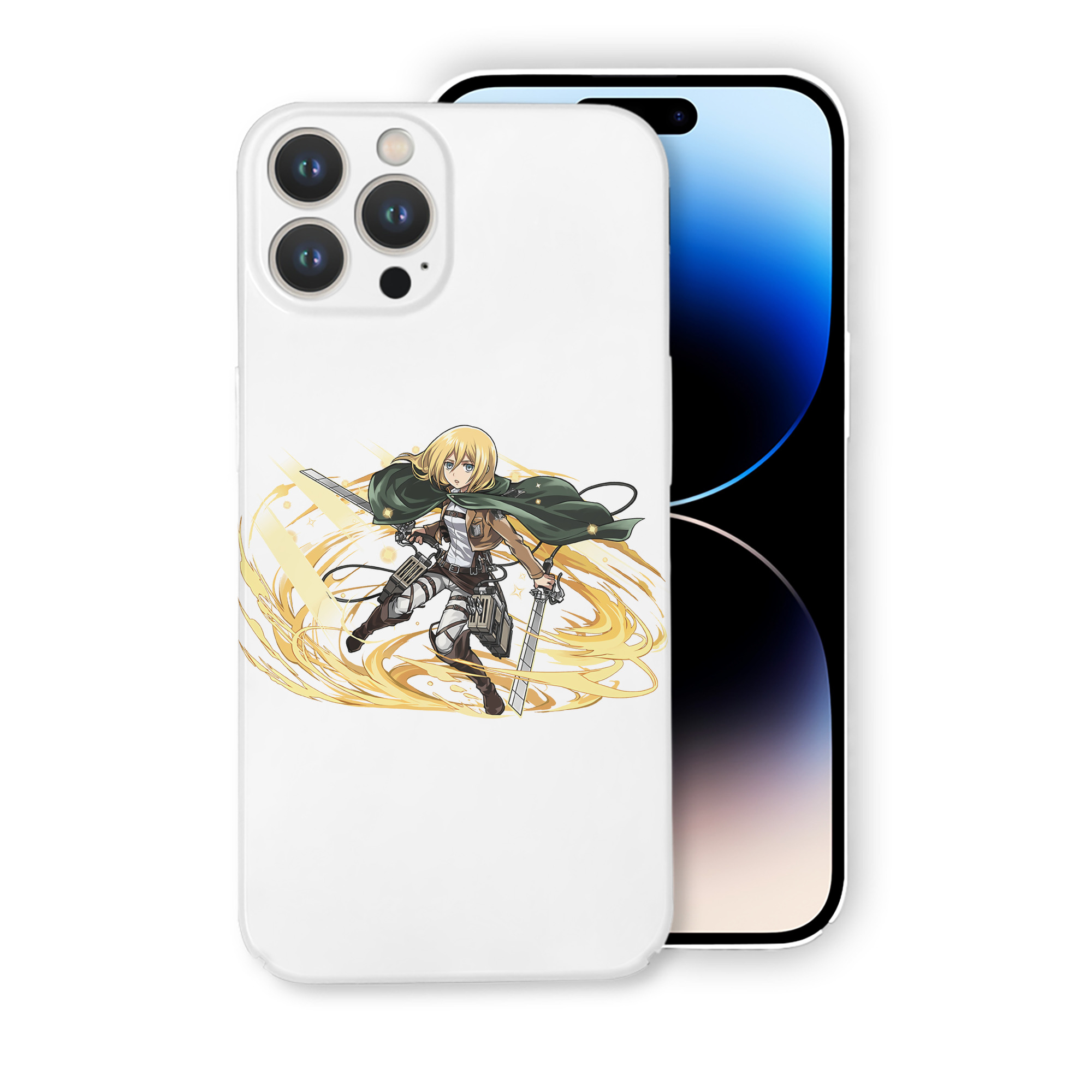 （画像用） 進撃の巨人 クリスタ·レンズ Attack on Titan Christa Lenz 【iPhone 14シリーズ対応】ハードケース